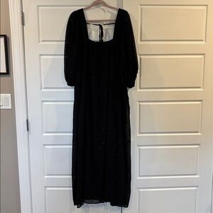 Nasty Gal Black Maxi Dress